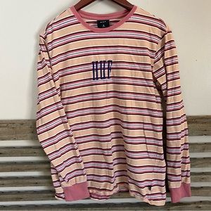 HUF spell out long sleeve tee